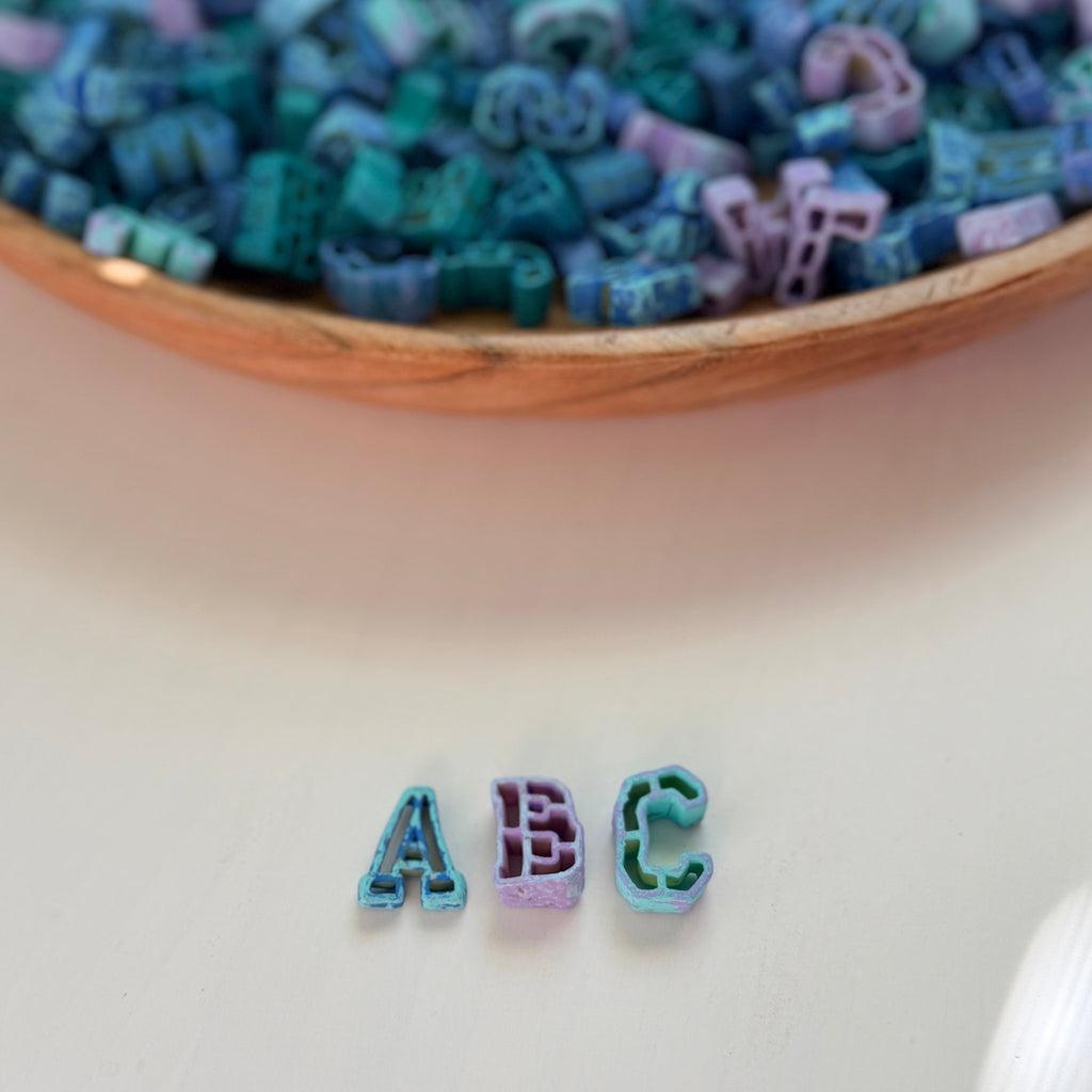 ABC Pasta - cool colors