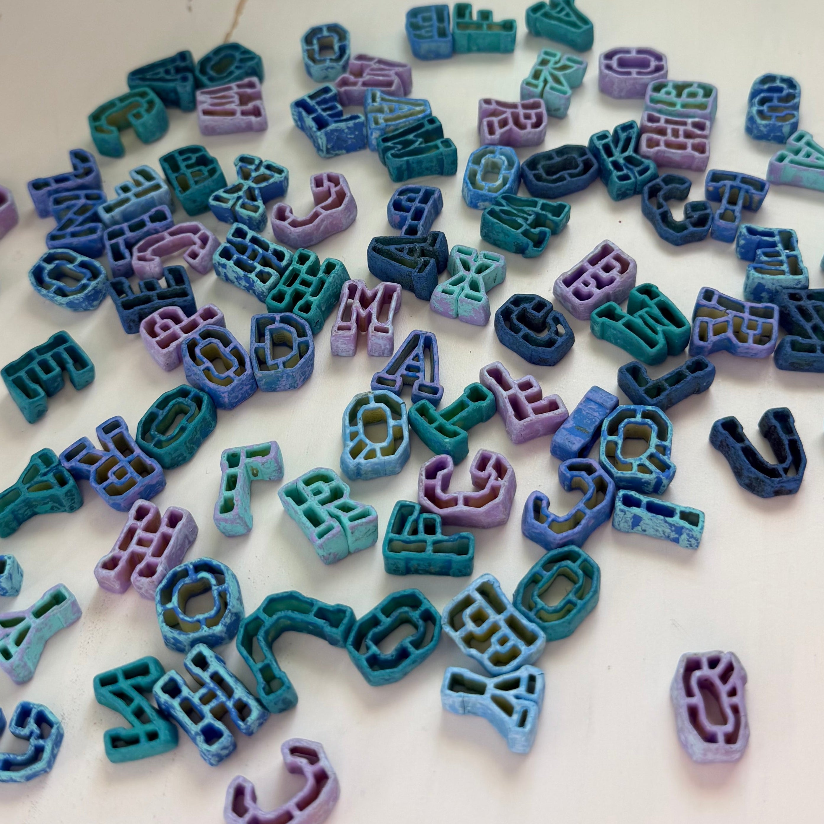 ABC Pasta - cool colors